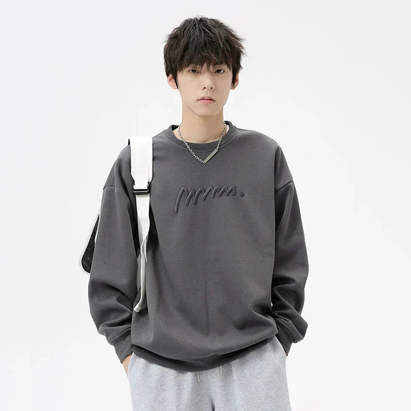 Modern Solid Color Sweatshirt