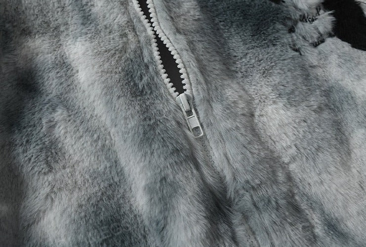 Fur Letters Jacket