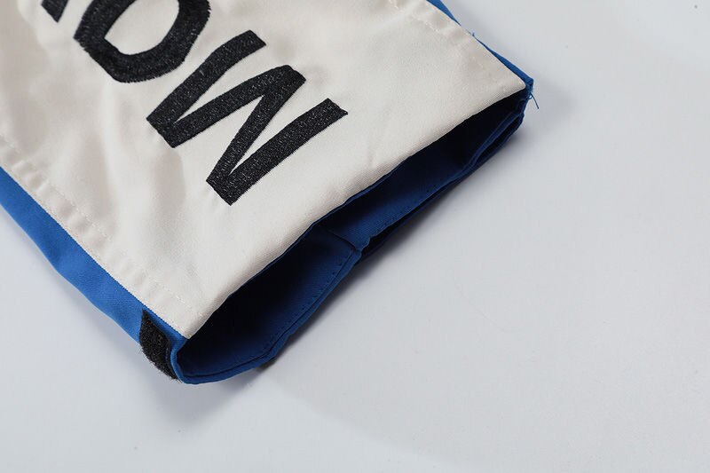 Detachable Motorcycle Crop Varsity Jacket