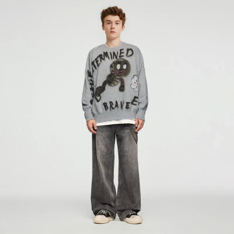 Illustrated Graphic Sweater