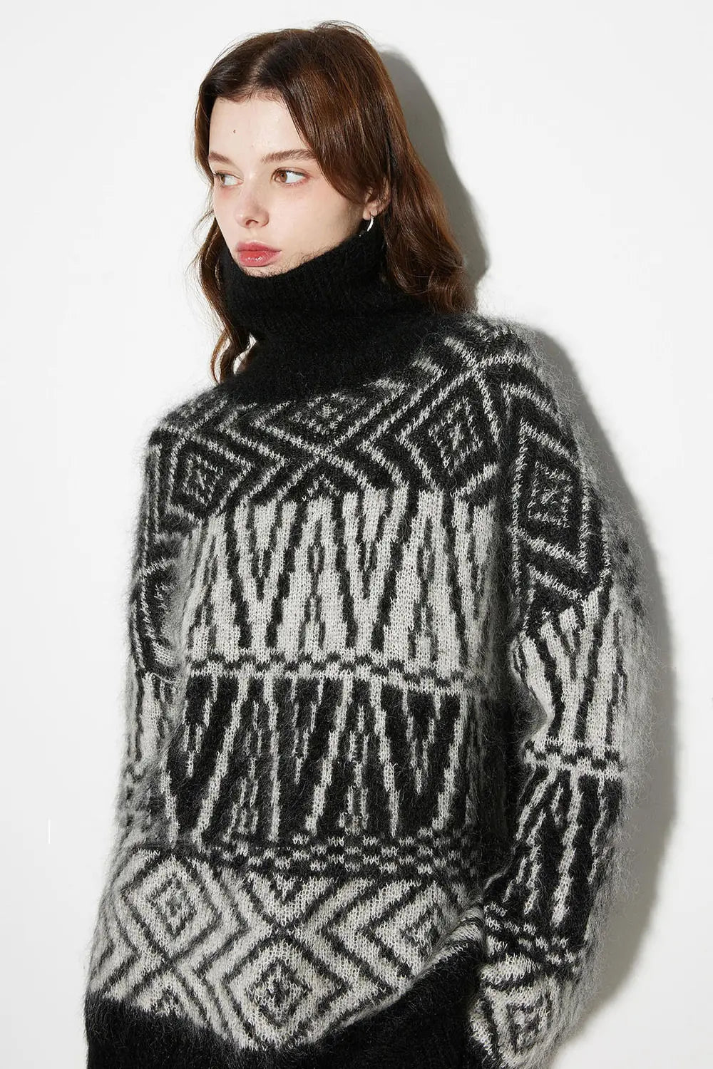 Cozy Vintage Mohair Turtleneck Sweater
