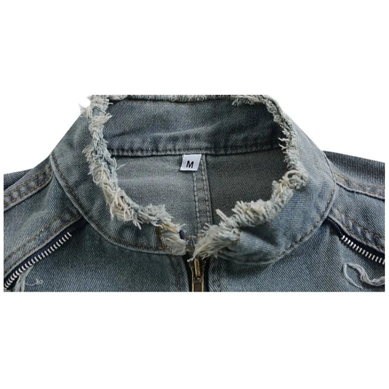 Vintage American Motorcycle Denim Jacket