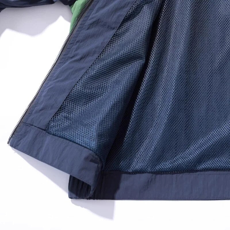 Retro Loose Sports Windbreaker Jacket