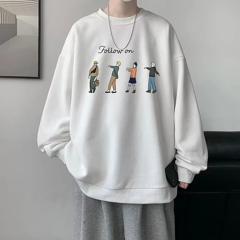 Y2K Follow On Graphic Sweatshirt