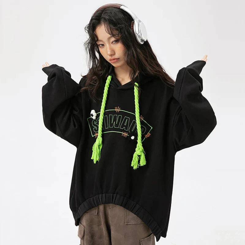 Electric Vibes Oversized Hoodie