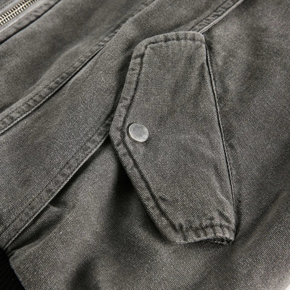 Structured Utility Hoodie Jacket