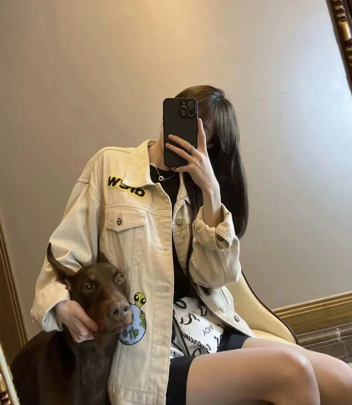 Streetwear Vintage Retro Loose Denim Jacket