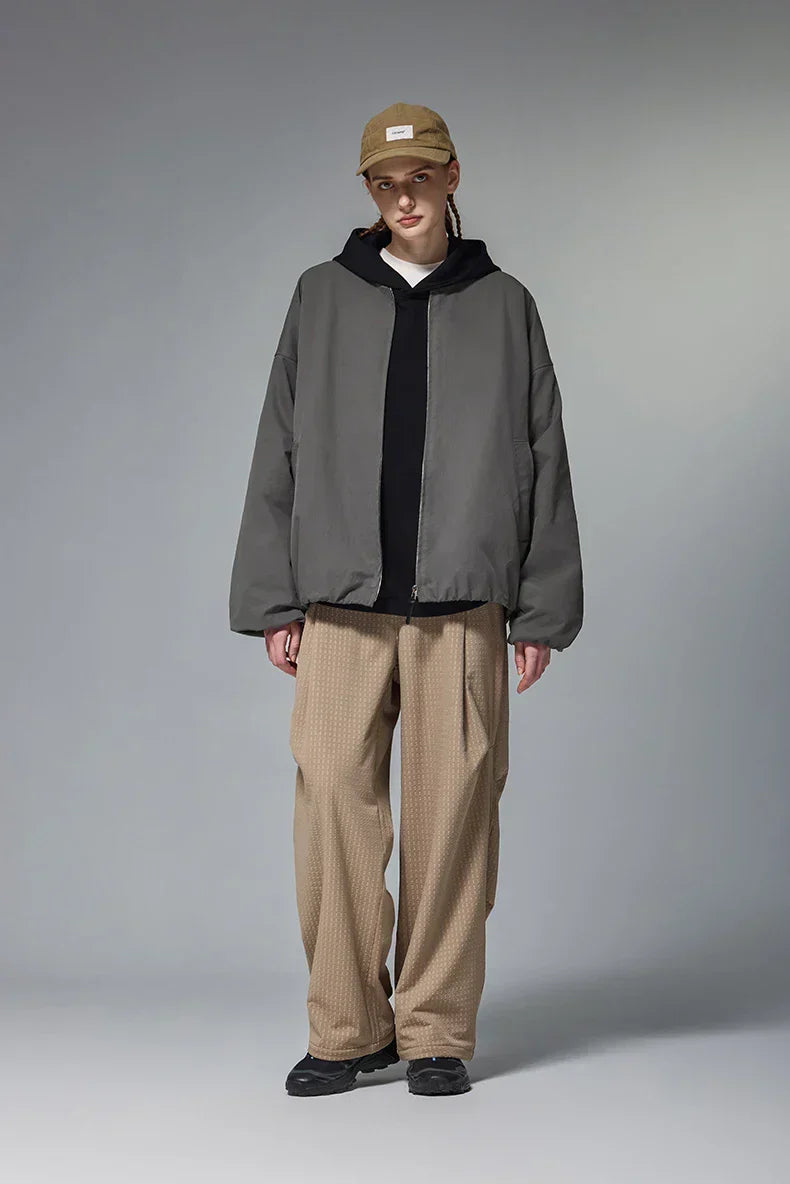 Zip-Up Quilted Jacket