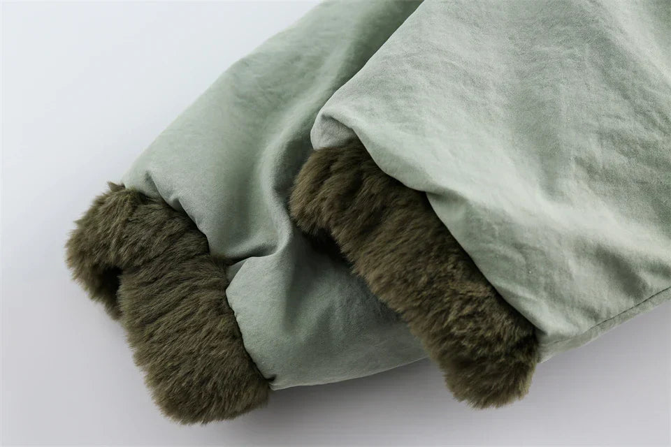 Chic Fleece-Lined Jacket