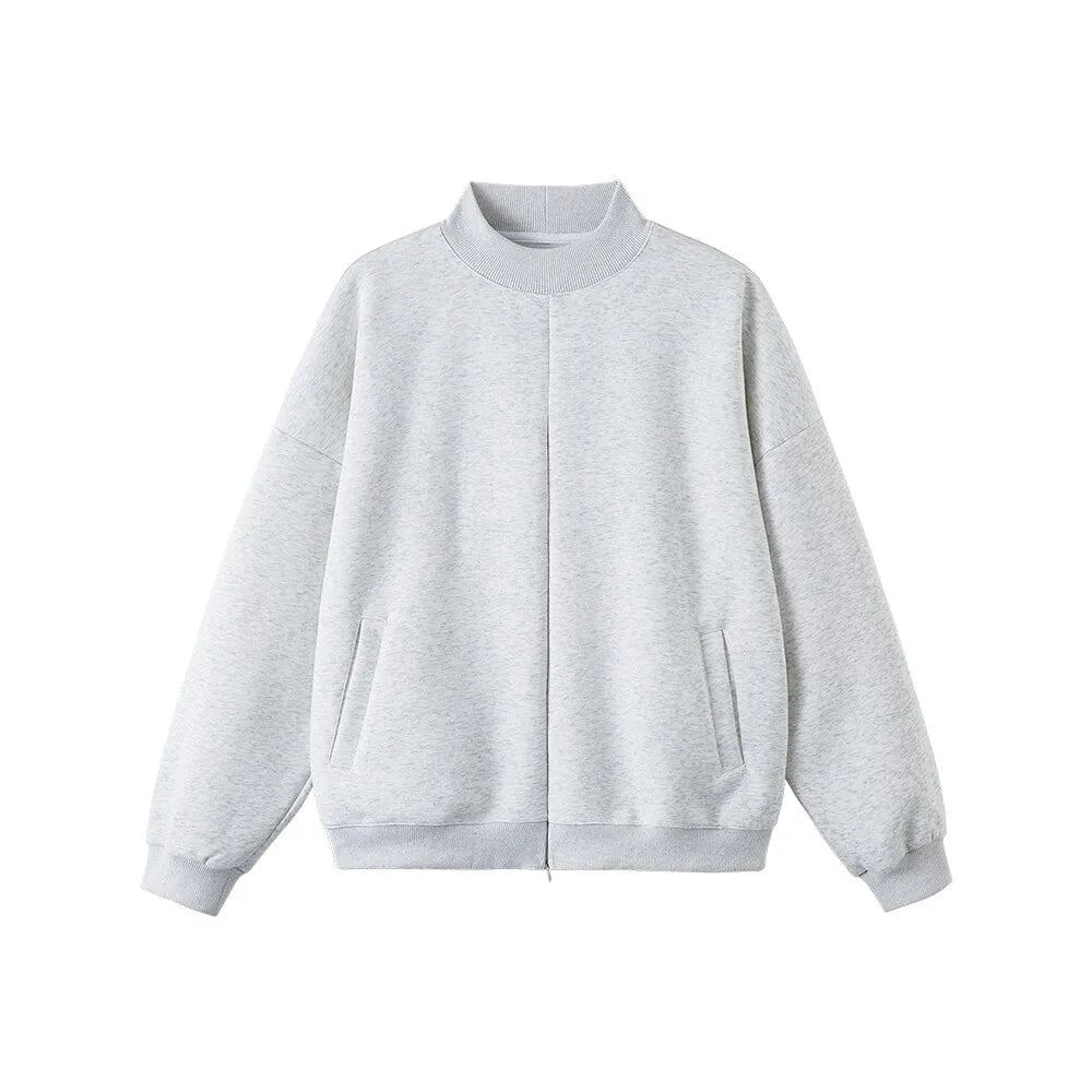Stylish Streetwear Casual Zipper Sweatshirt