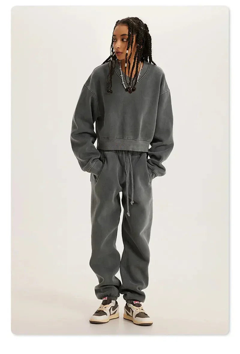 Women's Fleece Cropped Sweatshirt