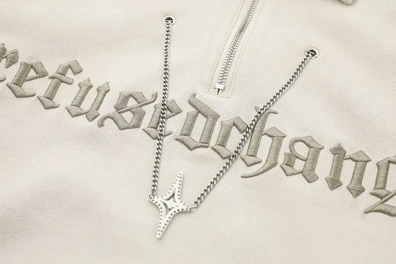 Loose Y2K Letter Sweatshirt