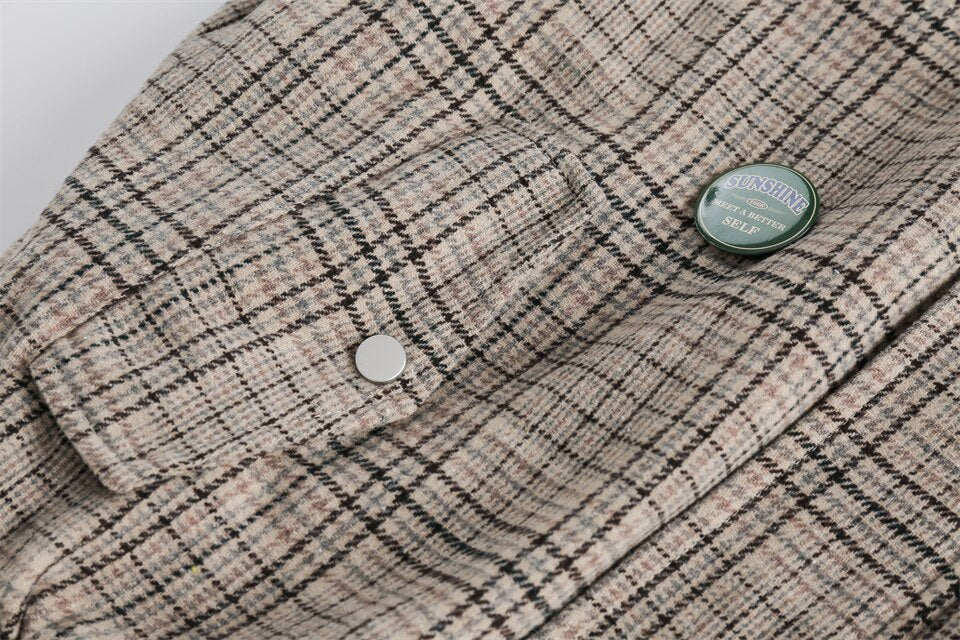 Vintage Plaid Jacket