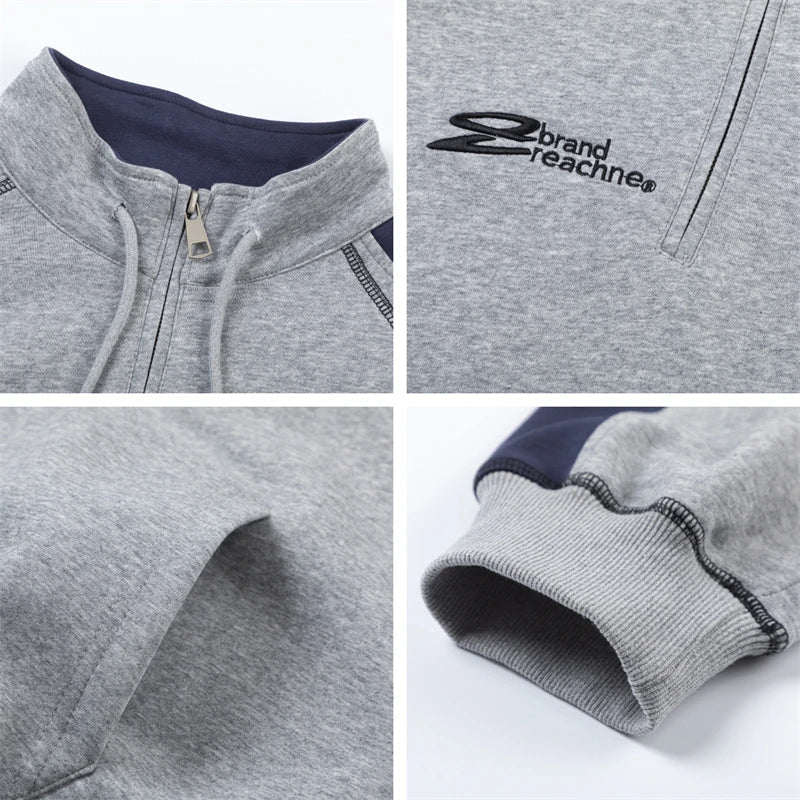 Harajuku Off-Shoulder Zipper Sweatshirt