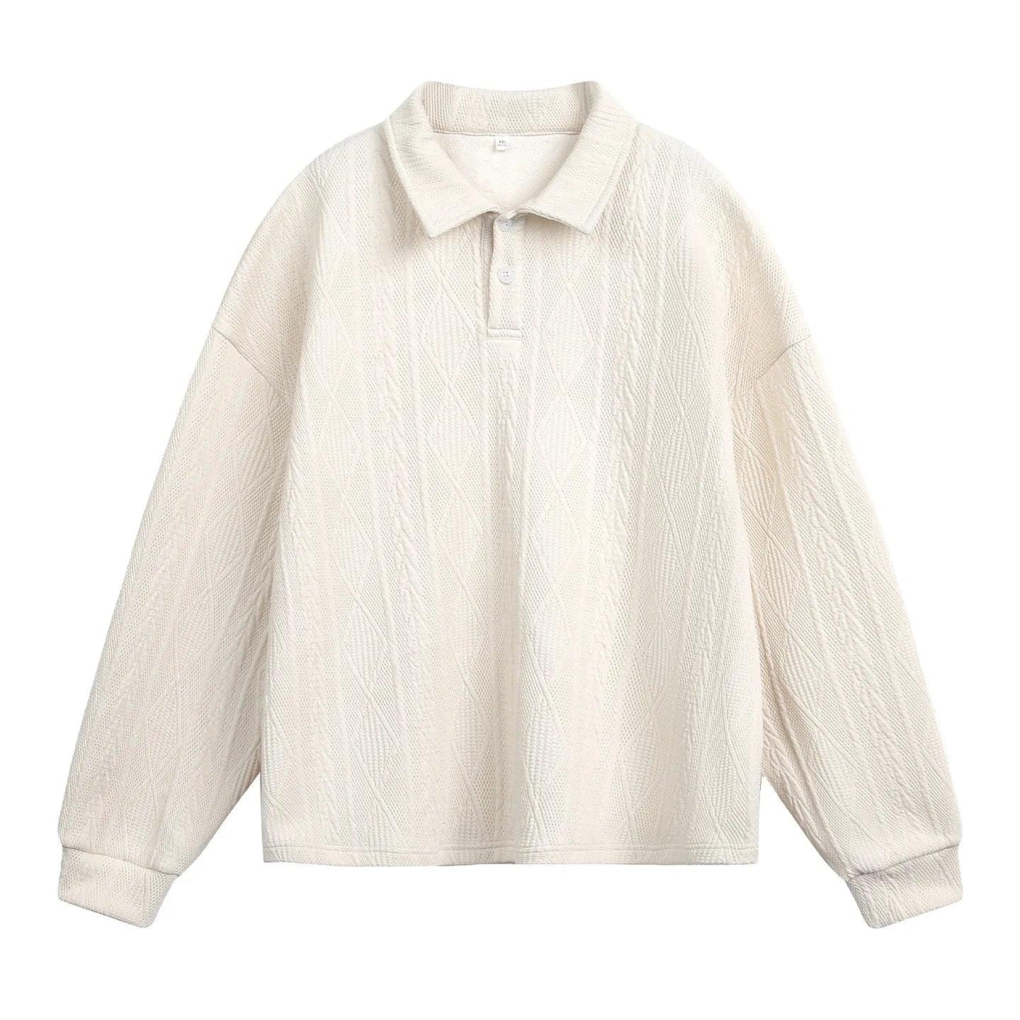 Casual Ancient Money Lapel Collar Sweatshirt