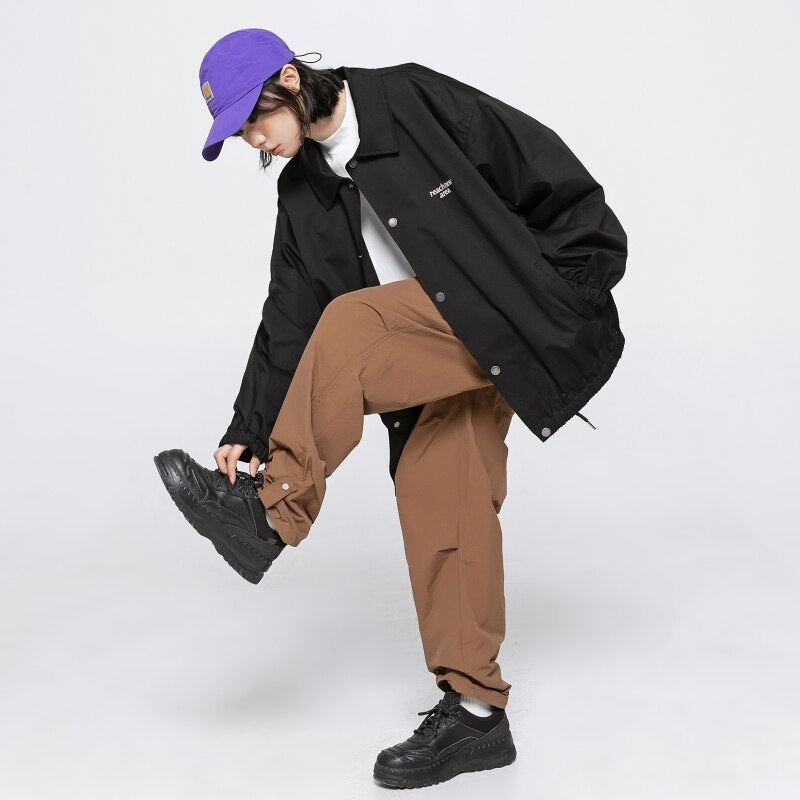 Y2k Korean Women's Windbreaker Jacket