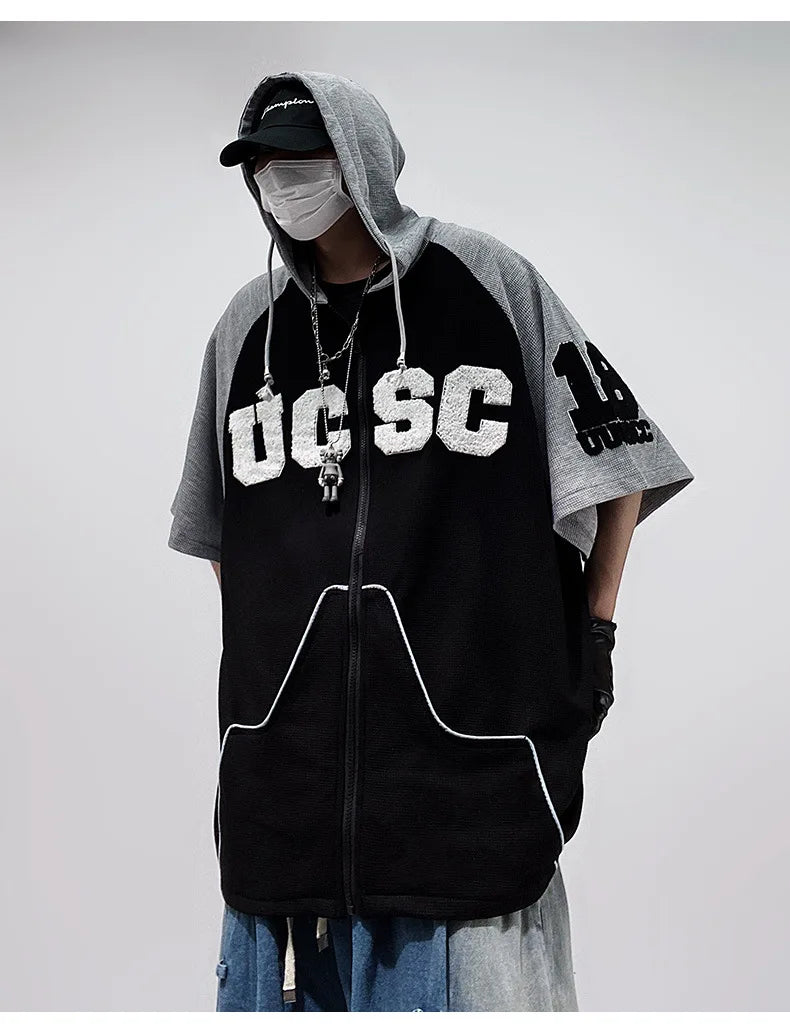 Streetwear Oversized Hip Hop Hooded Sweatshirt