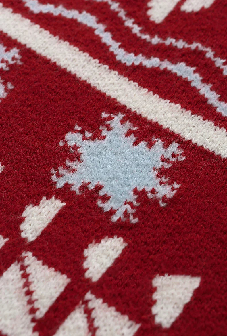 Christmas Knitted Snow Sweater