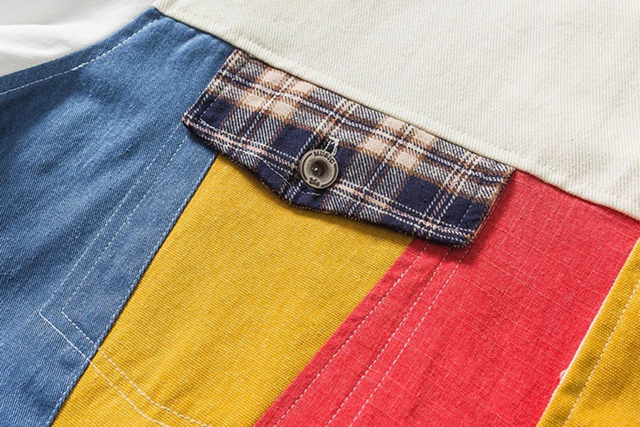 Geometric Patchwork Jacket