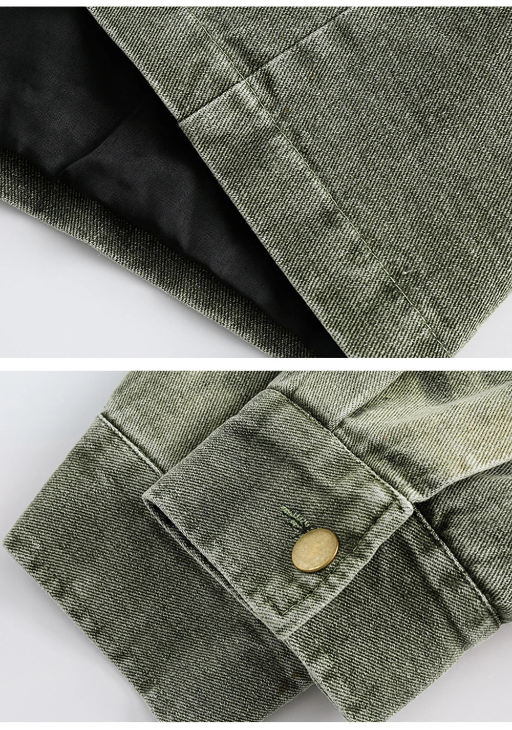 Retro Floral Graphic Denim Jacket