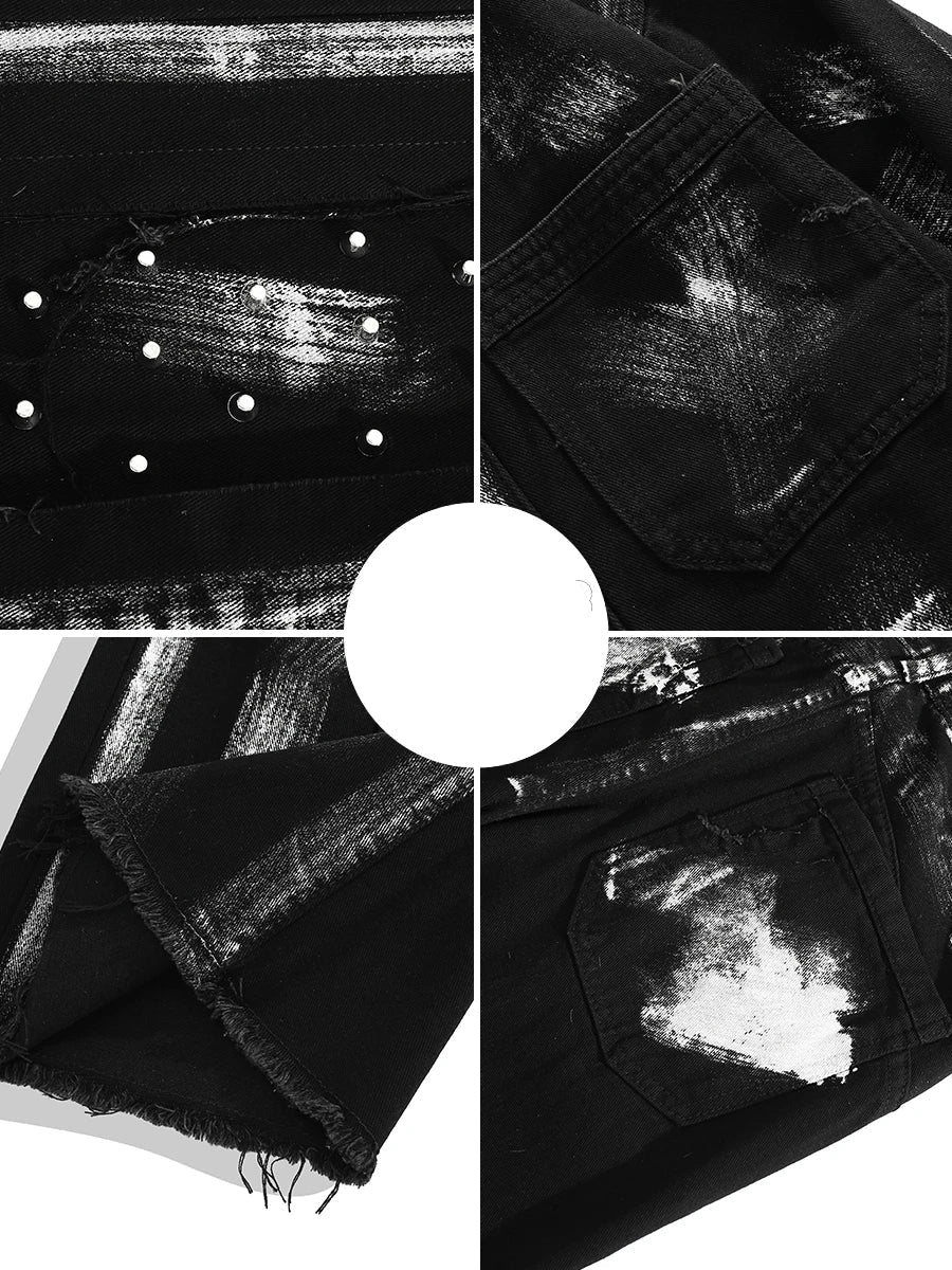 High-End Graffiti Denim Jackets