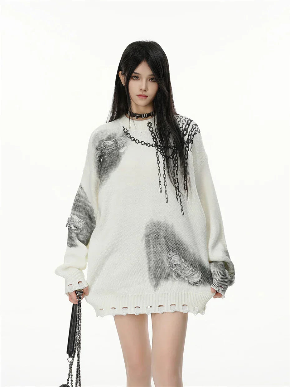 Shadow Chains Knit Sweater