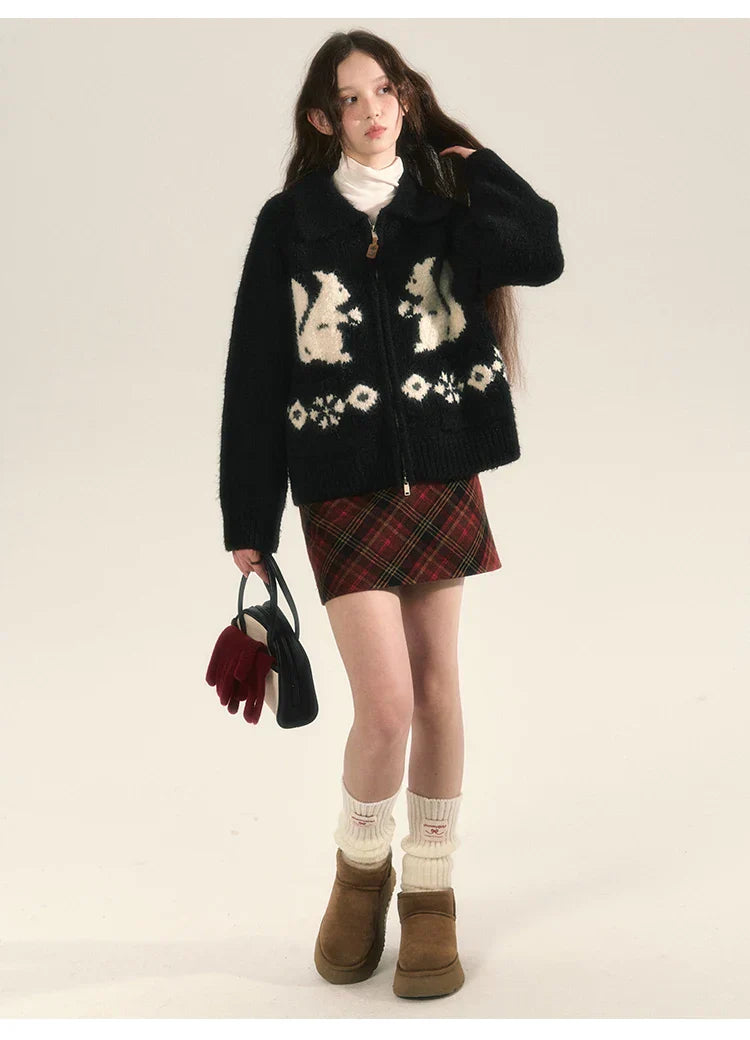 Squirrel Whisperer Knit Sweater