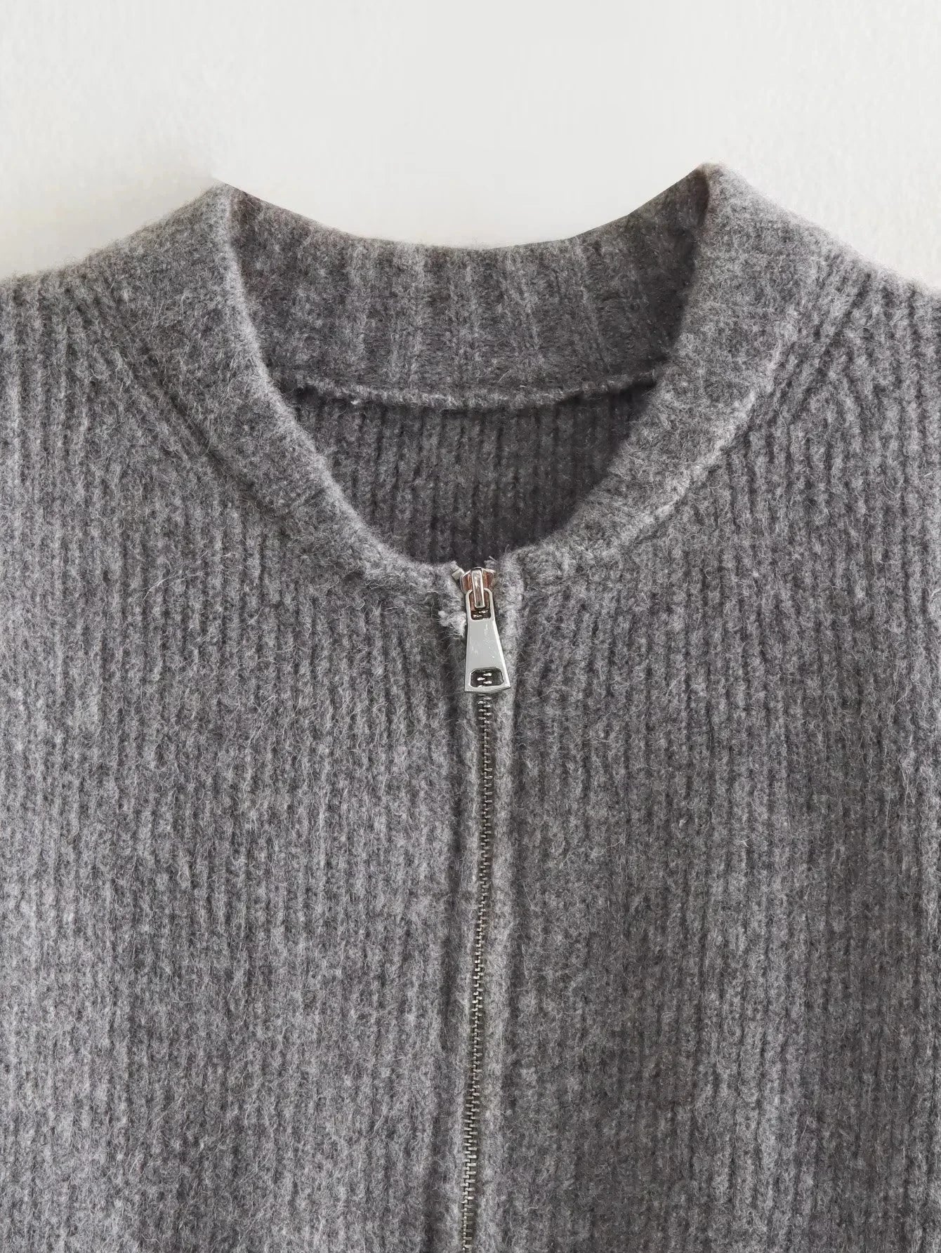 Knitted Crew Neck Sweater
