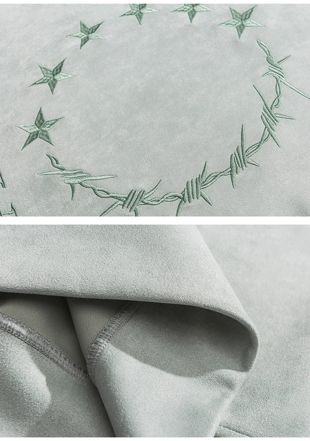 Star Ring Embroidered Sweatshirt