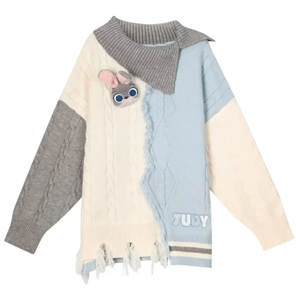 Women Cozy Knit Half High Sweater