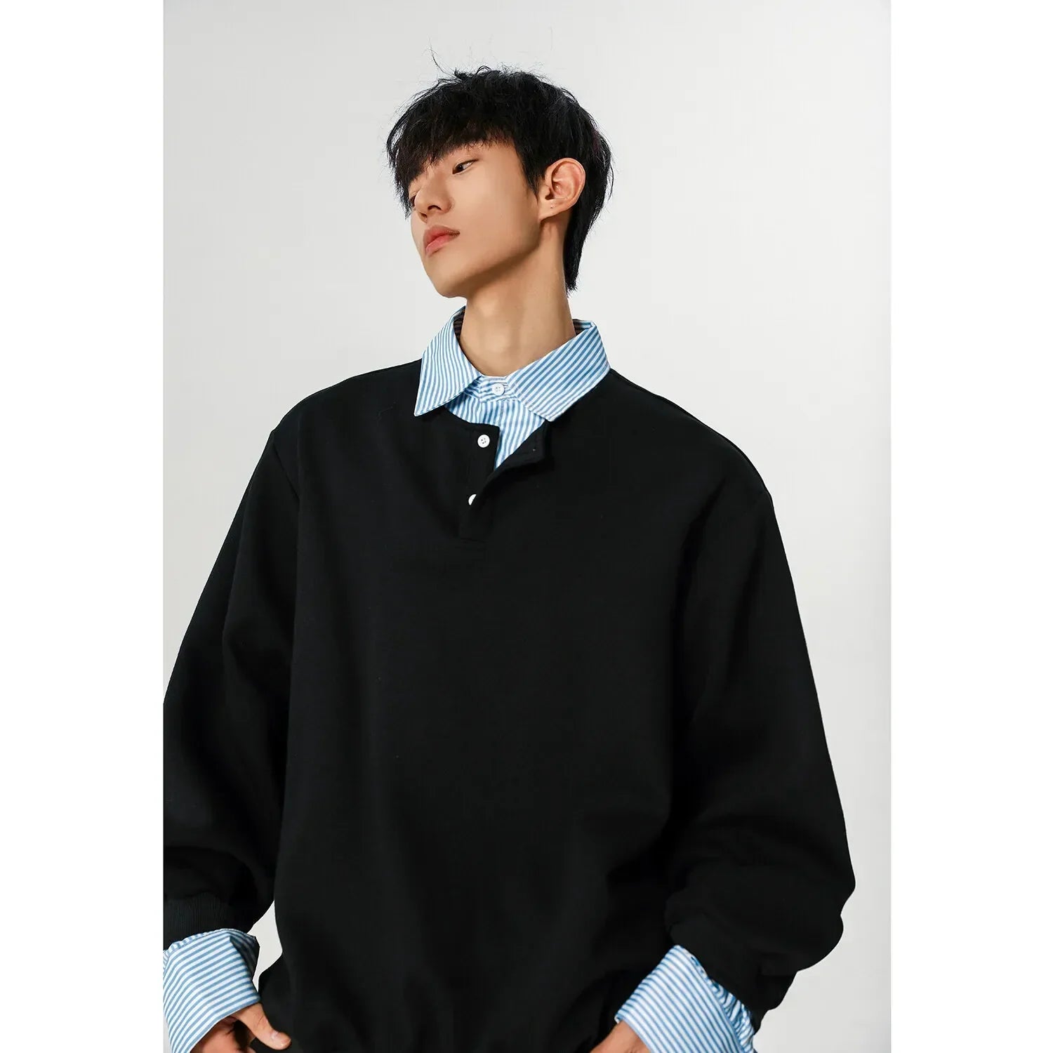 Classic Comfort Versatile Layered Look Sweater