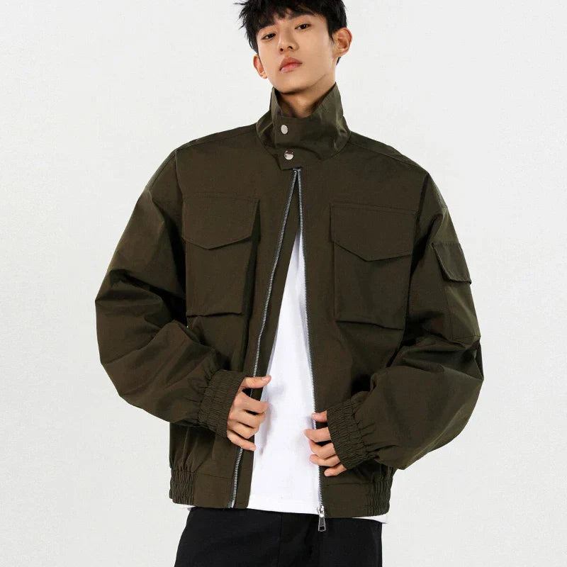 Men's Vintage Versatile Casual Zip-Up Jacket