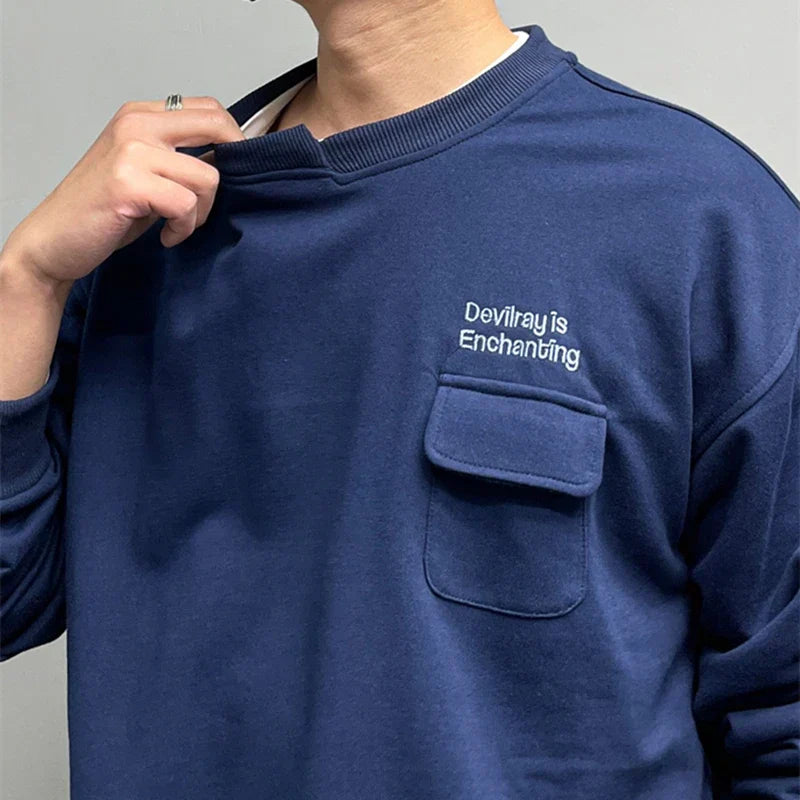 Hip Hop Korean Loose Sweatshirt