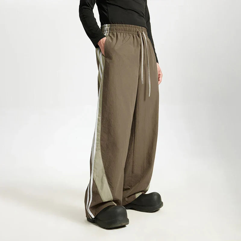 Sports Style Baggy Polyester Sweatpants