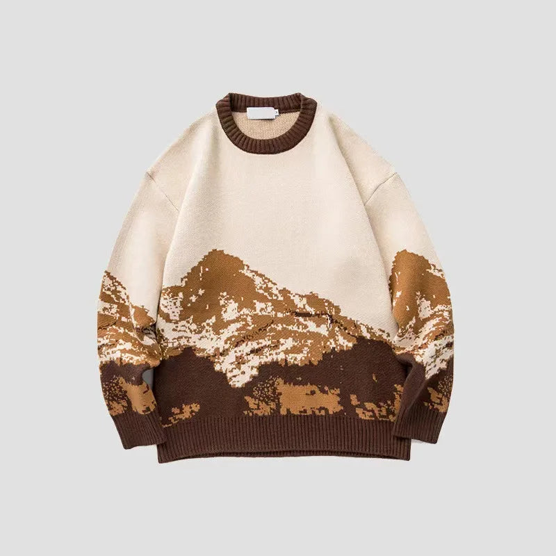 Vintage Japanese Style Knitted Sweater