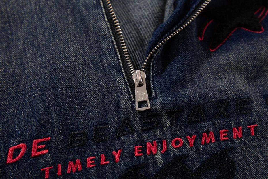 Vintage Loose Street Craft Hoodie