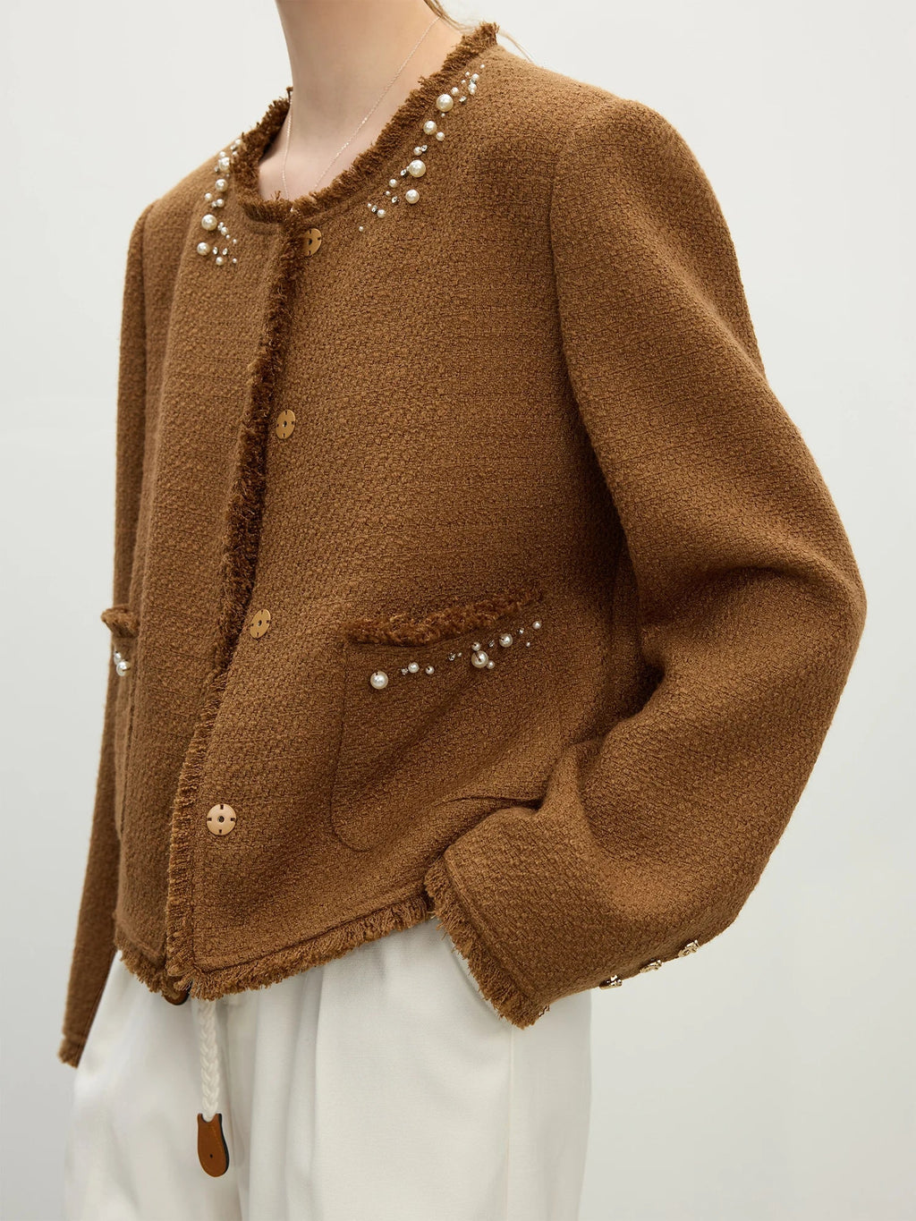 French Wool Heavy Industry Cardigan