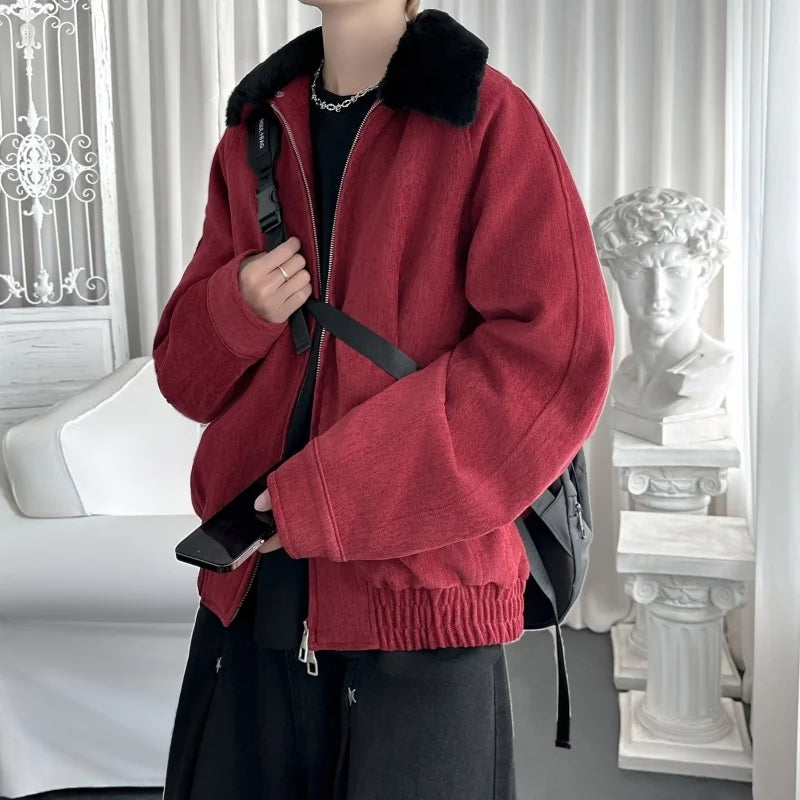 Fluffy Collar Winter Jacket