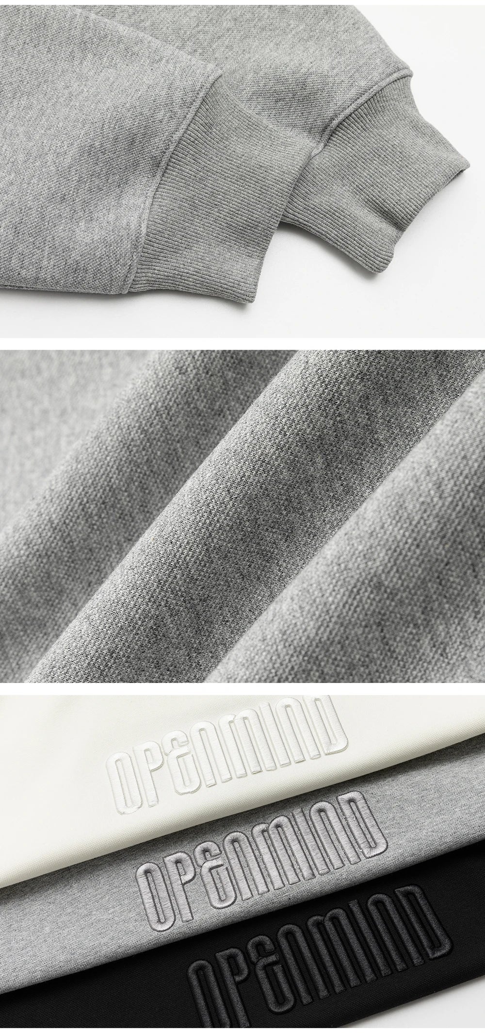 Solid Color Embroidered Hoodie