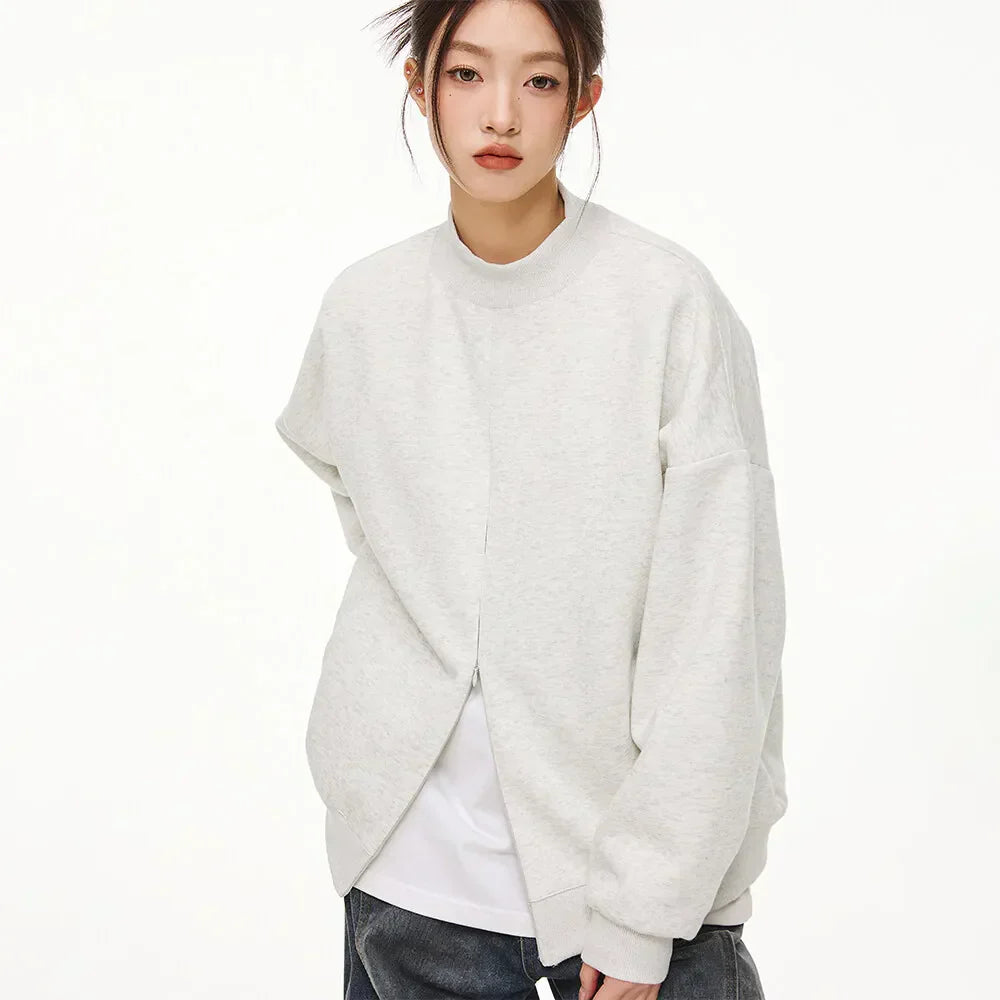 Stylish Streetwear Casual Zipper Sweatshirt