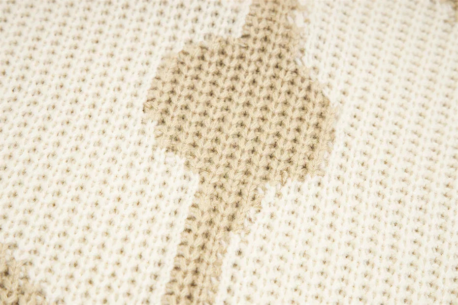 Distressed Number 9 Sweater