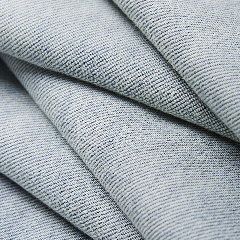 Loose Fit Blue Wide-leg Jeans