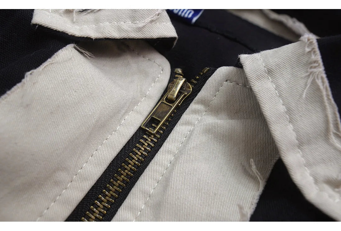 Oversized Patchwork Distrssed Jacket