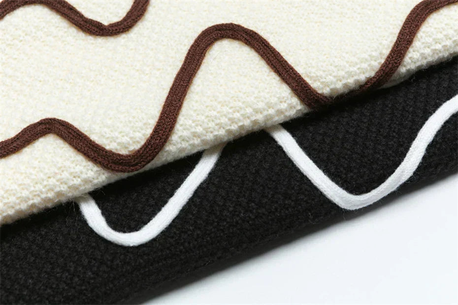 Wave Pattern Sweater