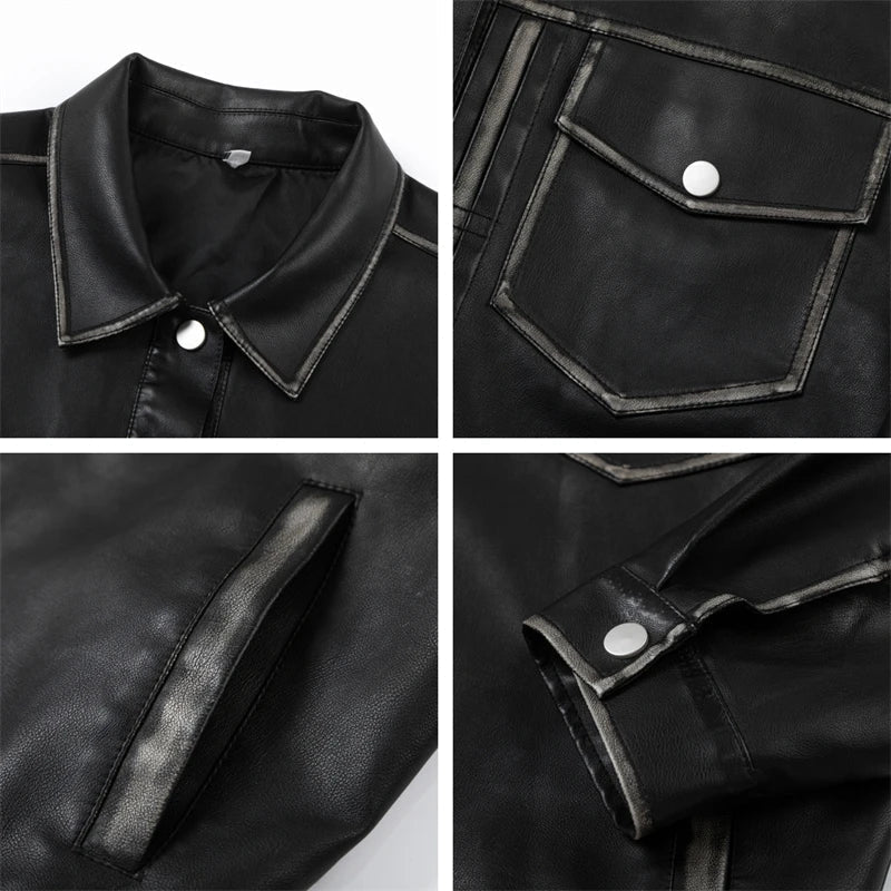 Women's Black Sheepskin Leather Jacket