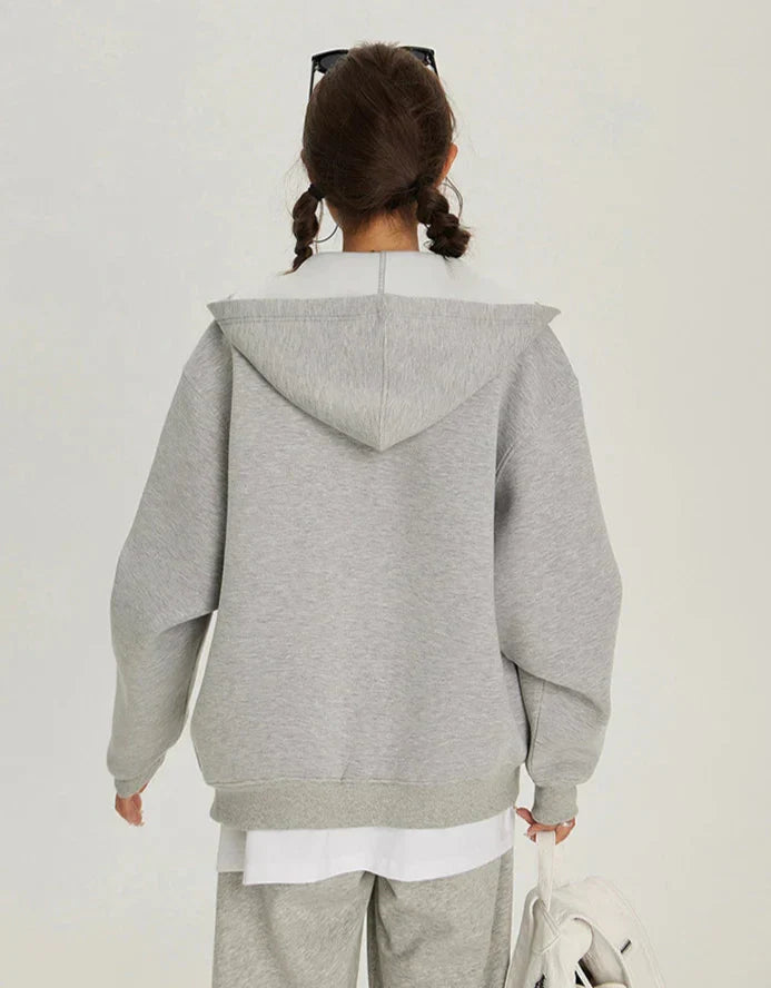 Vintage Cool Loose Fit Zipper Sweatshirt