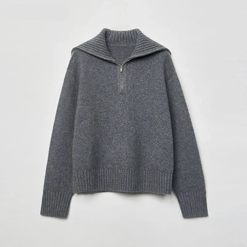 Cozy Thick Knit Casual Turtleneck Sweater