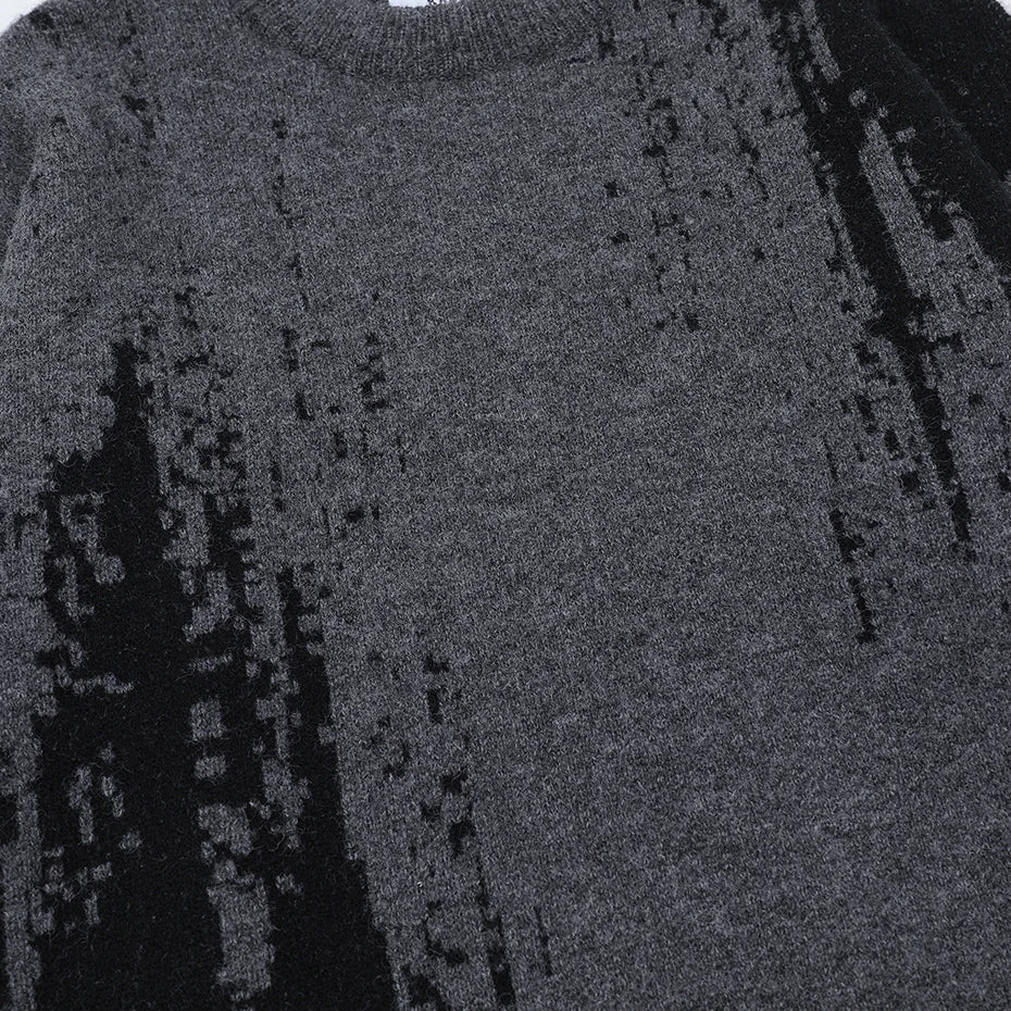 Glitch Matrix Sweater