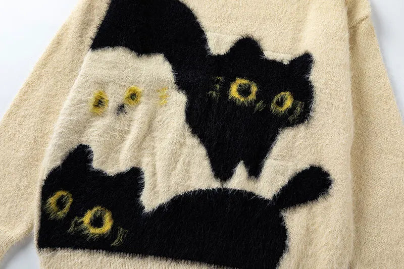 Black Cat Sweater