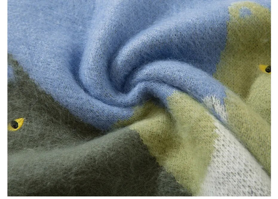 Starry Cats Knitted Sweater